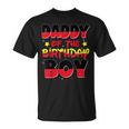 Dad And Mom Daddy Of The Birthday Boy Family Party Decor T-Shirt
