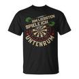 Dart Player Am Liebsten Spiele Ich Untertenrum T-Shirt