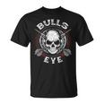 Darts Dart 180 Bullseye Skull T-Shirt