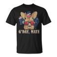 Day Mate Carte Patriotique De L'australie Motif Good Kangourou T-Shirt