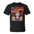 De Los Muertos La Catrina Sugar Skull T-Shirt