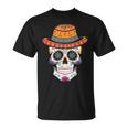 Dia De Los Muertos Sugar Skull Hat T-Shirt