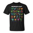 Dinosaur Types Alphabet A-Z Dino Abc T-Rex Dinosaur T-Shirt