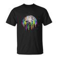 Discoball Rainbow Drip Melt Im Space T-Shirt