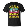Disfraz Años 80 80S Outfit 80S Costume Niña Cassette Camiseta unisex
