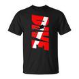 Dive Diver Down Flag Scuba Diving Graphic Idea Regalo Maglietta