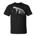Divertente Tardigrade Water Bear Microbiology Muschio Maialino Maglietta