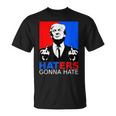 Donald Trump Dedo Medio Arte De La Sátira Trump Regalo Camiseta unisex