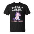 Du Denkst Ich Bin Klein Lieb Und Nett Einhorn Girl's Women's T-Shirt