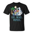 Eat Beach Repeat Ocean Hobby Beach Lover Pastime Summer T-Shirt