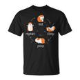 Eat Sleep Poop Repeat – Cavy Lover Cochon D'inde Rongeur T-Shirt
