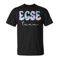 Ecse Team Groovy Back To School Cute Teachers Girl T-Shirt