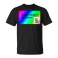 El Diseño Gráfico Es Mi Pasión Arco Iris Comic Sans Camiseta unisex