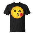 Emoticon Cuore Con Un Bacio Maglietta