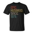 Epic Marito Dal 1979 Miglior Marito 1979 Regali Marito Maglietta
