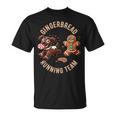 Équipe De Course De Noël Amusante En Pain D'épice Pour Les Amoureux Des Chiens T-Shirt