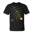 Esa Sonnensystem Planeten Sonne Umlaufbahn T-Shirt