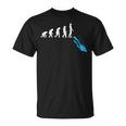 Evoluzione Oceano Mare Scuba Immersioni Sub Nuotare Regalo Maglietta