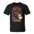 Exhausted Pregnant Lady Costume Halloween Pregnancy Mom T-Shirt