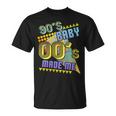 Fiesta De Los 90 Baby 00 Made Me Retrointage Nostalgia De Los 90 Cuello Camiseta unisex