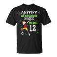 Football Dabbing Boy 12Th Birthday Ich Bin 12 Jahre T-Shirt