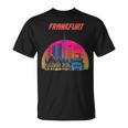 Frankfurt Retro Skyline Frankfurt Am Main T-Shirt