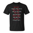 Freddy Da Fan Horror Nightmare Creepy Street Rhyme Maglietta