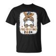 Friends Giving 2024 Thanksgiving Friendsgiving Messy Bun T-Shirt