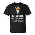 Churro Lover Churros Make Me Happy Maglietta