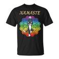 Yoga Catrikshasana Mandala Namaste T-Shirt