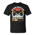 Gaming Nerdideogiocatore Giocatore Salgo Di Livello Maglietta
