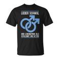 Gay Lieber Schwul Und Lebensfroh Alserlemmund Hetero T-Shirt