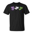 Genderqueer Flag Pride Lgbtq Axolotl T-Shirt