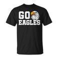 Go Eagles School Team Spirit Dress Up Day Eagle Mascot T-Shirt