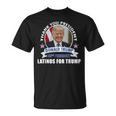 Gracias Al Presidente Donald Latinos Por Trump Camiseta unisex