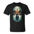 Guitar Lake Shadow Guitar Musician T-Shirt