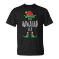 Hawaii-Elfenhemd Lustige Familie Passende Gruppe Weihnachtselfe T-Shirt