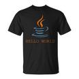 Hello World Java Maglietta