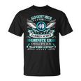 Herren Als Gott Michor 40 Jahen Krinste Er 40Th Birthday T-Shirt