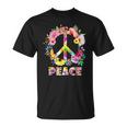 Hippie Symbole De Paix Fleur Colorée Idée Cadeau Enfant T-Shirt