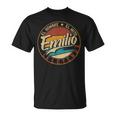 Hombre Emilio El Hombre El Mito La Leyenda Camiseta unisex