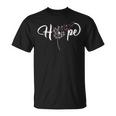 Hope Pink Ribbon Dandelion Breast Cancer Awareness Warrior T-Shirt Hope Pink Ribbon Dandelion Breast Cancer Awareness Warrior T-Shirt