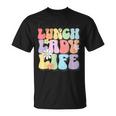 Hugs & High Fives Lunch Lady Vibes School Appreciation T-Shirt