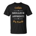 Humour Apprenti Homme Certifié Meilleur Apprenti T-Shirt