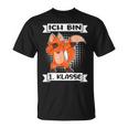 Ich Bin 1 Klasse Einschulung Junge Fuchs Schulanfang Schulan T-Shirt