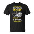 Ich Bin Ein Einfacher Mann Ich Mag Panzer Und Bier T-Shirt