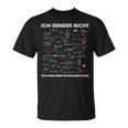 Ich Gender Nicht Ich Habe Einen Schulabschluss Mathematics T-Shirt