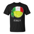 Italia De Tenis Para Hombre Para Jugadores Italianos Tenis Italianos Camiseta unisex