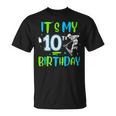 It's My 10Th Birthday Scooter Skating 10 Year Old Birthday T-Shirt