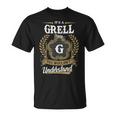 It's A Grell Thing You Wouldn't Understand Personalized Last Name Grell Family Crest Coat Of Arm T-Shirt